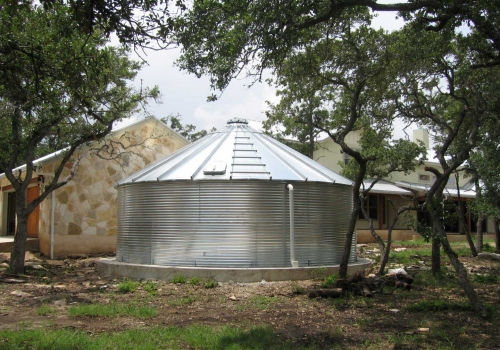 Residential Rainwater Collection System Installation In Austin Hill Country