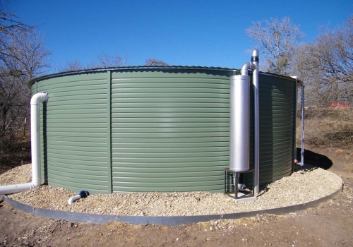 Residential Rainwater Collection System Installation In Austin Hill Country