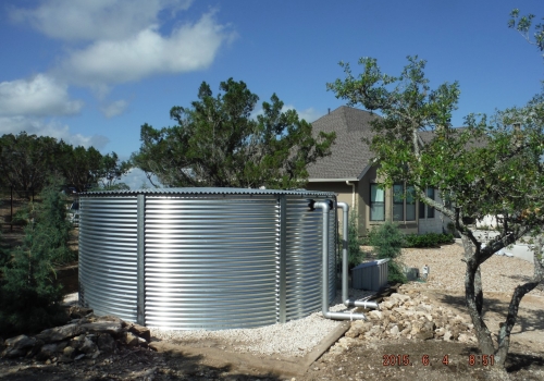 Residential Rainwater Collection System Installation in Austin, Hill Country