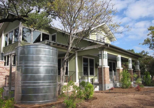 Residential Rainwater Collection System Installation in Austin